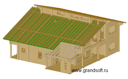 проектирование деревянных домов в 3D программе К3-Коттедж или КЗ-коттедж